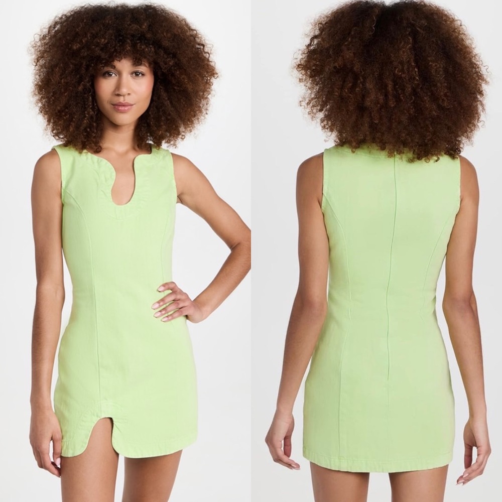 ⭐️NWT⭐️ Amanda Uprichard Puzzle Dress - Cuccumber